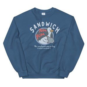 Funny Sandwich Graphic Print Cute Dutch Sweater